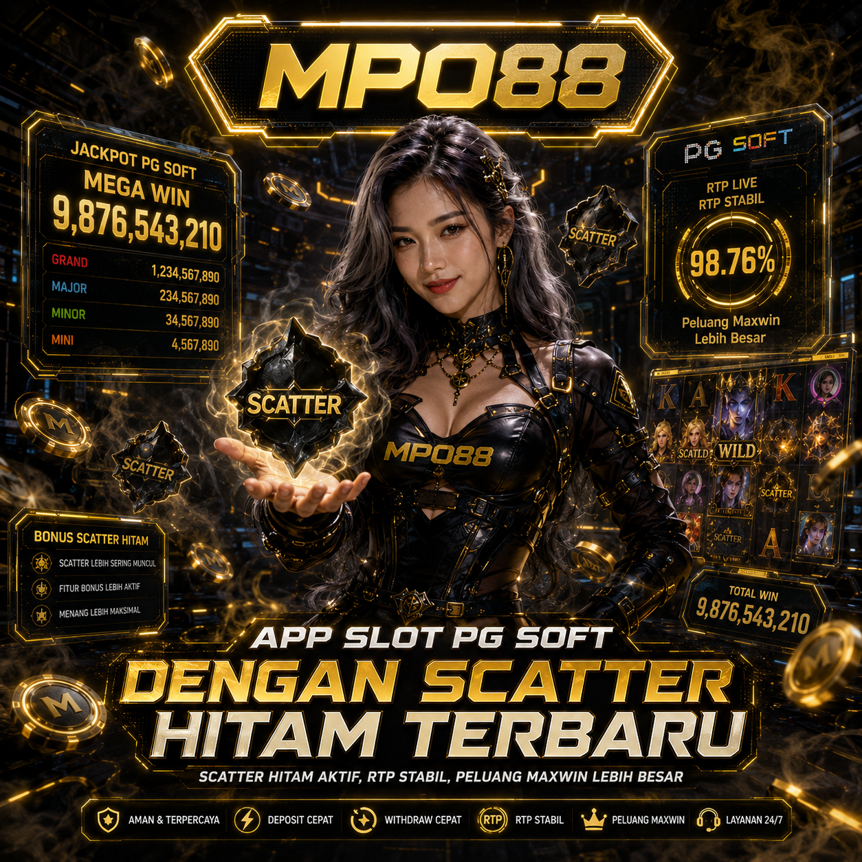 MPO88 : App Slot PG Soft dengan Scatter Hitam Terbaru